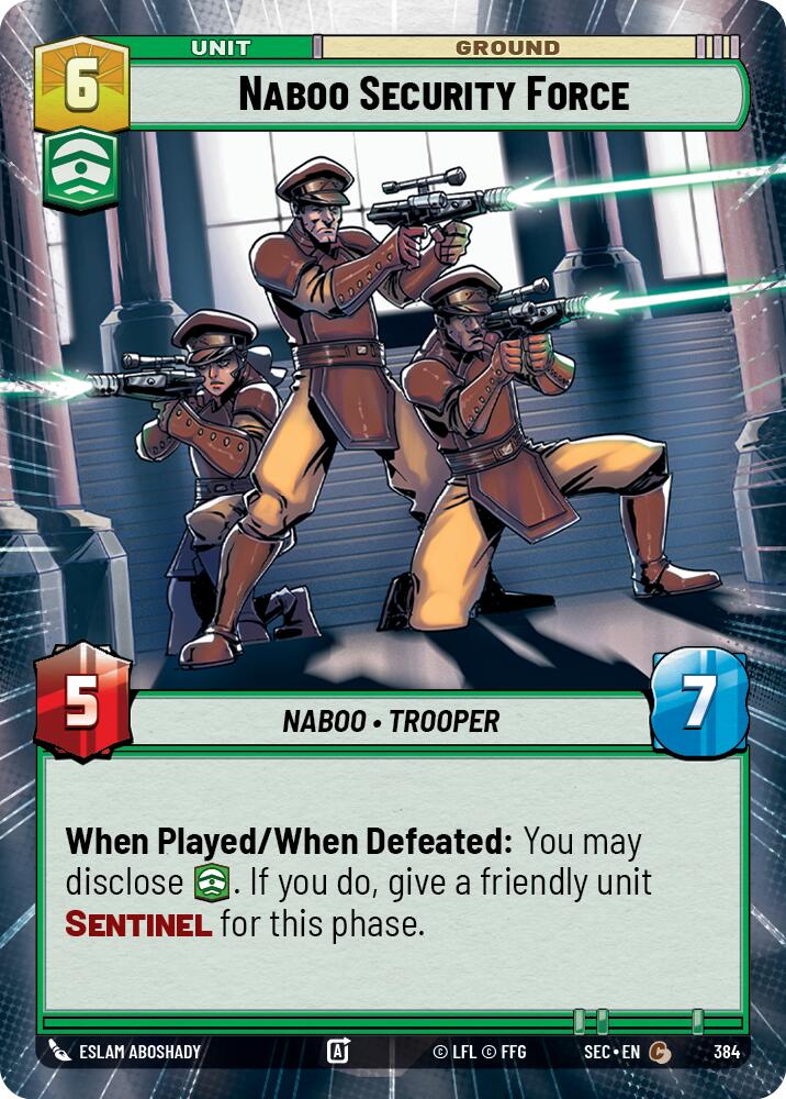 Naboo Security Force (384) (Hyperspace) (384) [Secrets of Power] | Exor Games New Glasgow