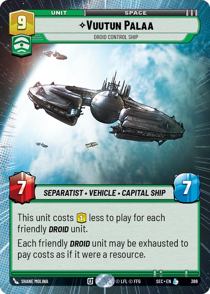 Vuutun Palaa - Droid Control Ship (Hyperspace) (386) (386) [Secrets of Power] | Exor Games New Glasgow