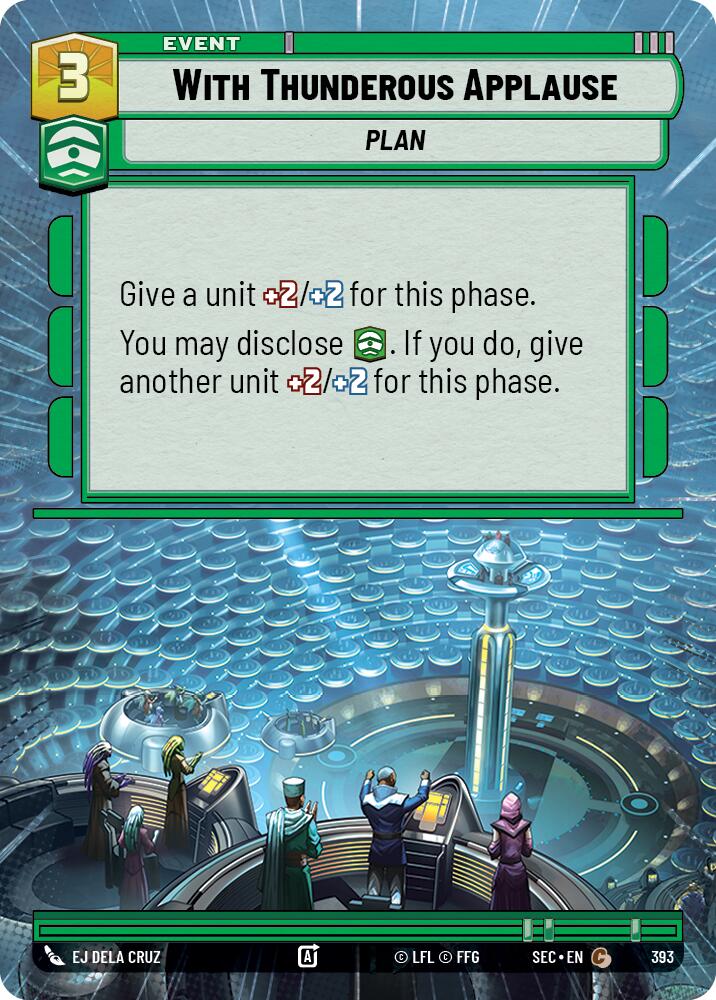 With Thunderous Applause (393) (Hyperspace) (393) [Secrets of Power] | Exor Games New Glasgow
