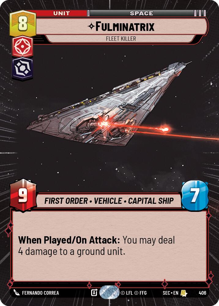 Fulminatrix - Fleet Killer (Hyperspace) (406) (406) [Secrets of Power] | Exor Games New Glasgow