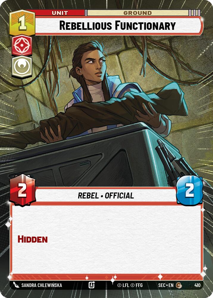 Rebellious Functionary (410) (Hyperspace) (410) [Secrets of Power] | Exor Games New Glasgow