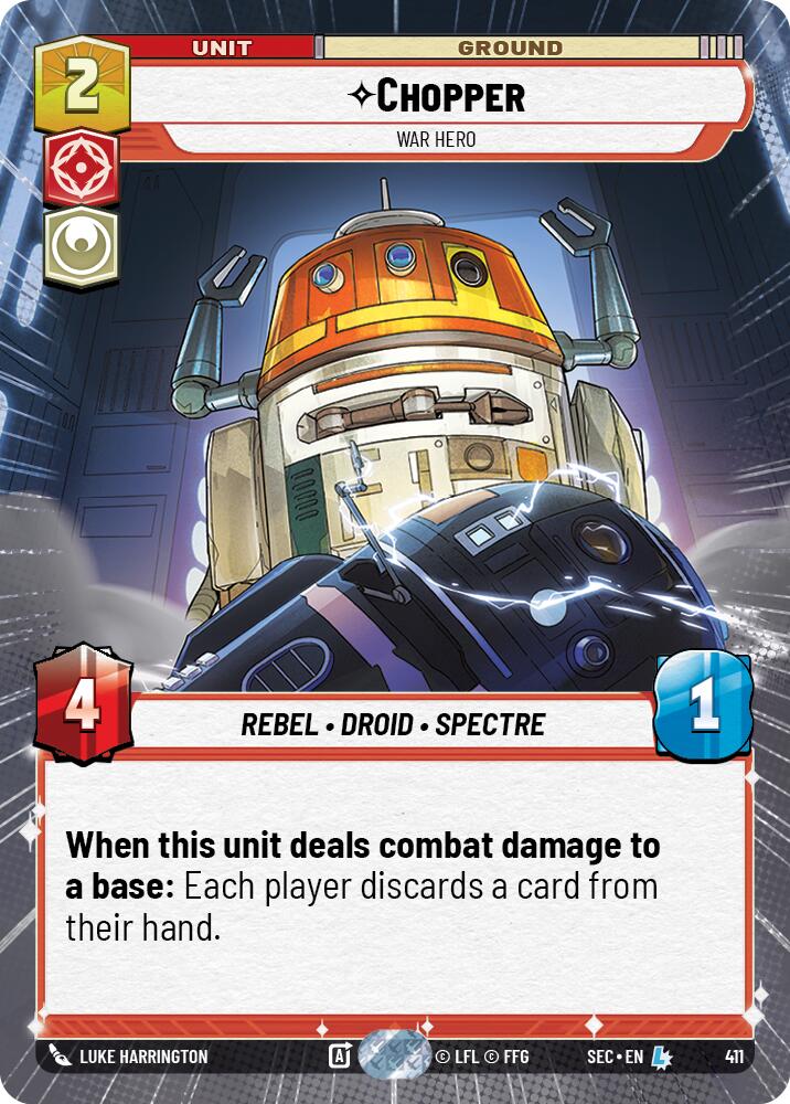 Chopper - War Hero (Hyperspace) (411) (411) [Secrets of Power] | Exor Games New Glasgow
