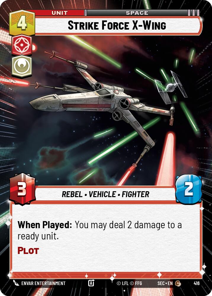 Strike Force X-Wing - Wing (416) (Hyperspace) (416) (416) [Secrets of Power] | Exor Games New Glasgow