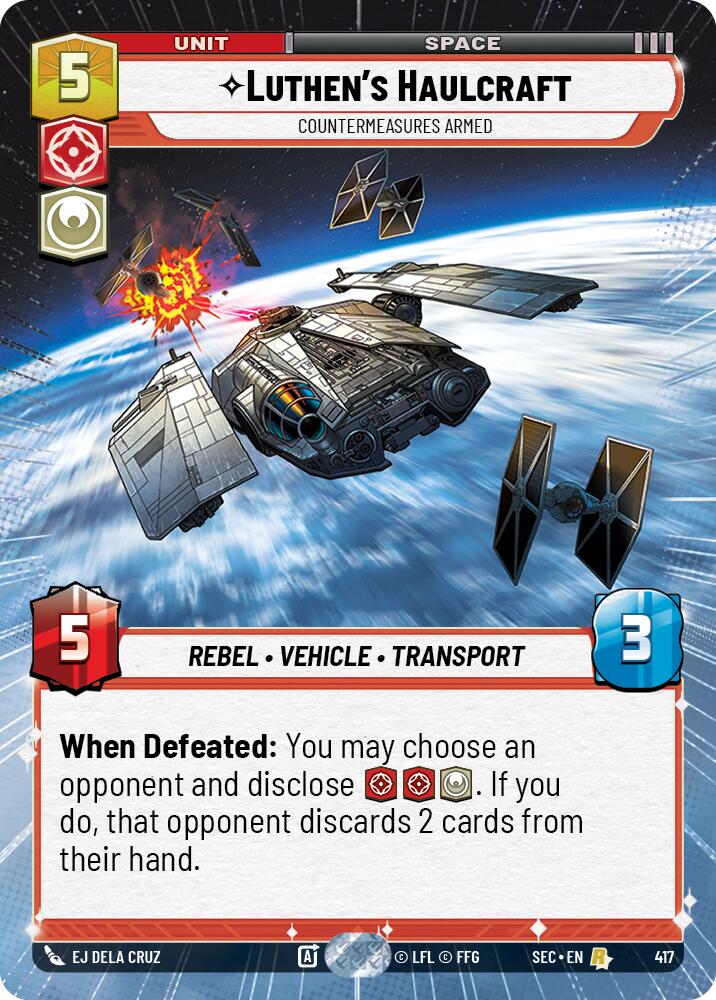 Luthen's Haulcraft - Countermeasures Armed (Hyperspace) (417) (417) [Secrets of Power] | Exor Games New Glasgow