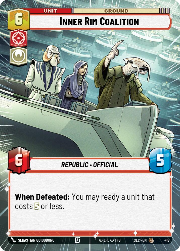 Inner Rim Coalition (418) (Hyperspace) (418) [Secrets of Power] | Exor Games New Glasgow