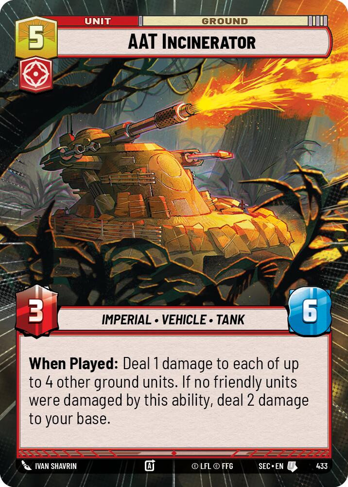 AAT Incinerator (433) (Hyperspace) (433) [Secrets of Power] | Exor Games New Glasgow