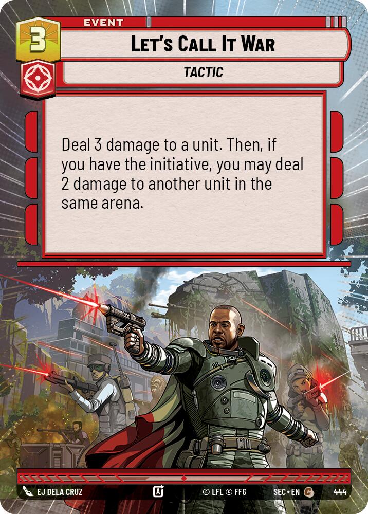 Let's Call It War (444) (Hyperspace) (444) [Secrets of Power] | Exor Games New Glasgow