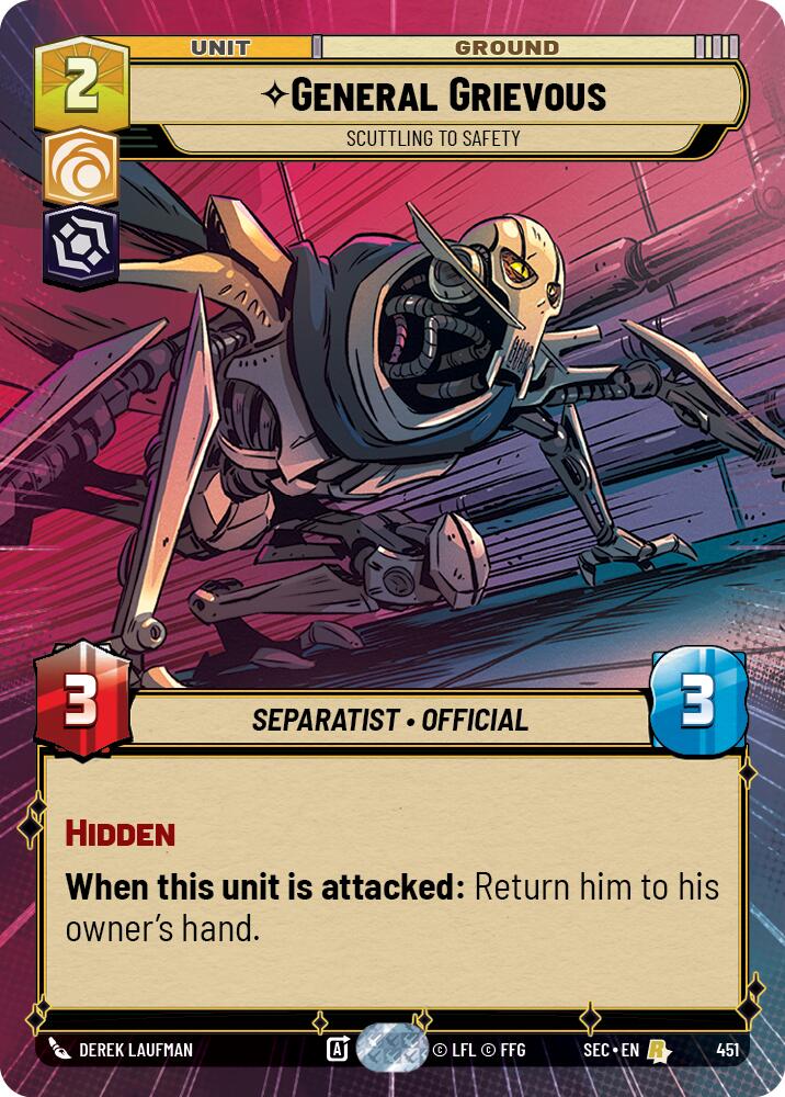 General Grievous - Scuttling to Safety (Hyperspace) (451) (451) [Secrets of Power] | Exor Games New Glasgow