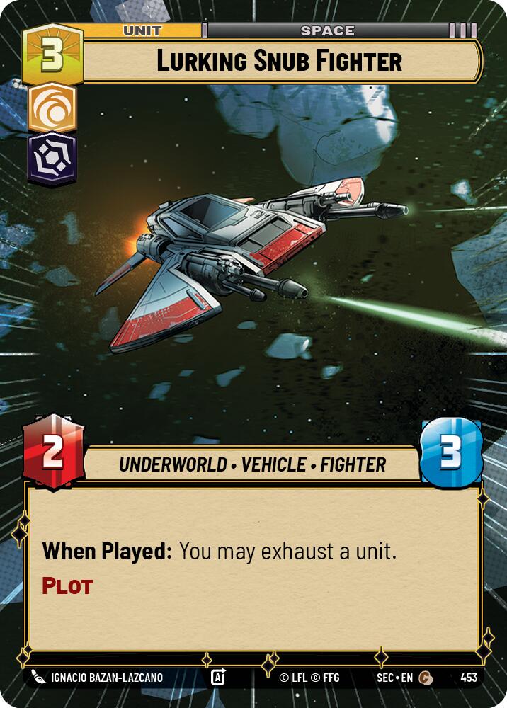 Lurking Snub Fighter (453) (Hyperspace) (453) [Secrets of Power] | Exor Games New Glasgow