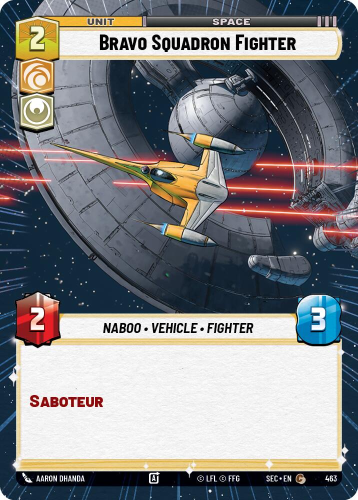 Bravo Squadron Fighter (463) (Hyperspace) (463) [Secrets of Power] | Exor Games New Glasgow