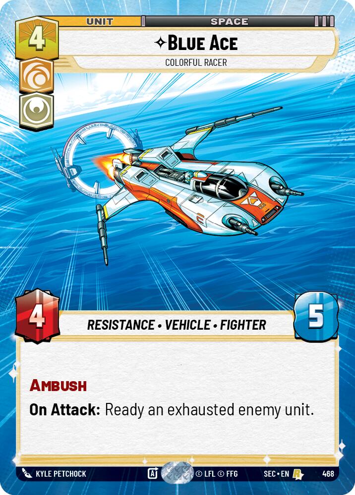 Blue Ace - Colorful Racer (Hyperspace) (468) (468) [Secrets of Power] | Exor Games New Glasgow