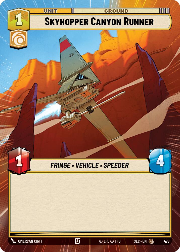 Skyhopper Canyon Runner (478) (Hyperspace) (478) [Secrets of Power] | Exor Games New Glasgow