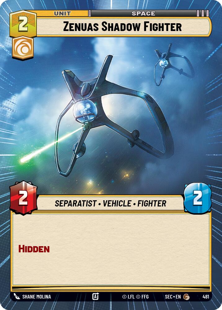 Zenuas Shadow Fighter (481) (Hyperspace) (481) [Secrets of Power] | Exor Games New Glasgow