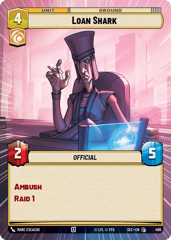 Loan Shark (486) (Hyperspace) (486) [Secrets of Power] | Exor Games New Glasgow