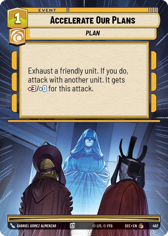 Accelerate Our Plans (492) (Hyperspace) (492) [Secrets of Power] | Exor Games New Glasgow