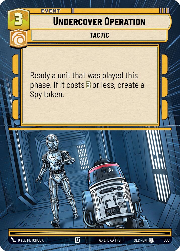 Undercover Operation (500) (Hyperspace) (500) [Secrets of Power] | Exor Games New Glasgow