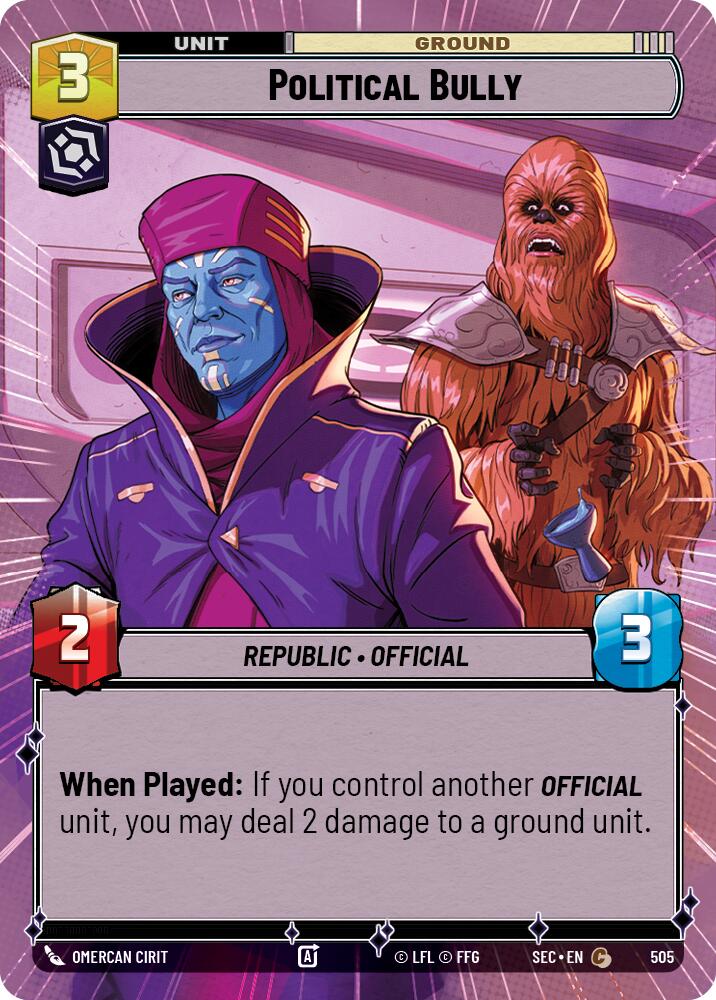 Political Bully (505) (Hyperspace) (505) [Secrets of Power] | Exor Games New Glasgow