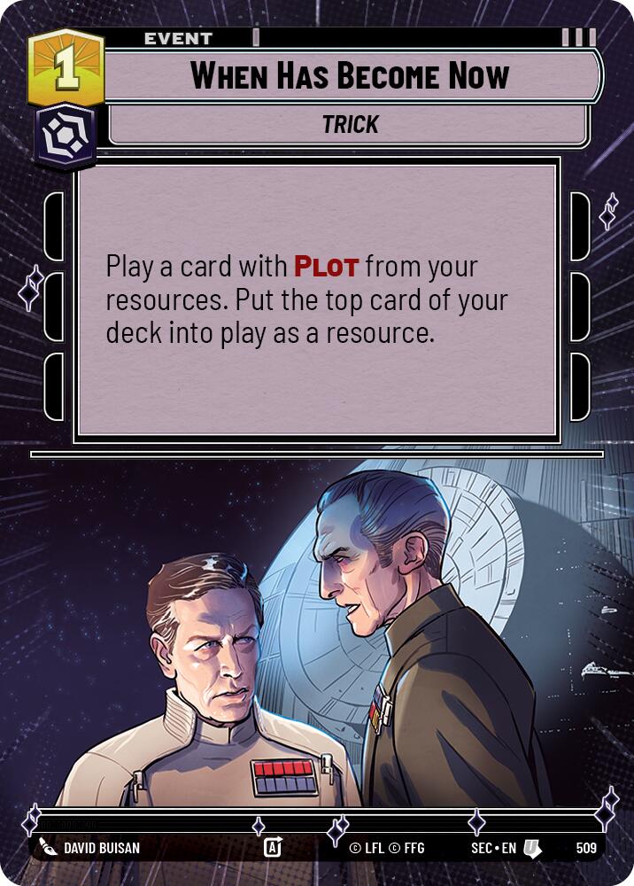 When Has Become Now (509) (Hyperspace) (509) [Secrets of Power] | Exor Games New Glasgow