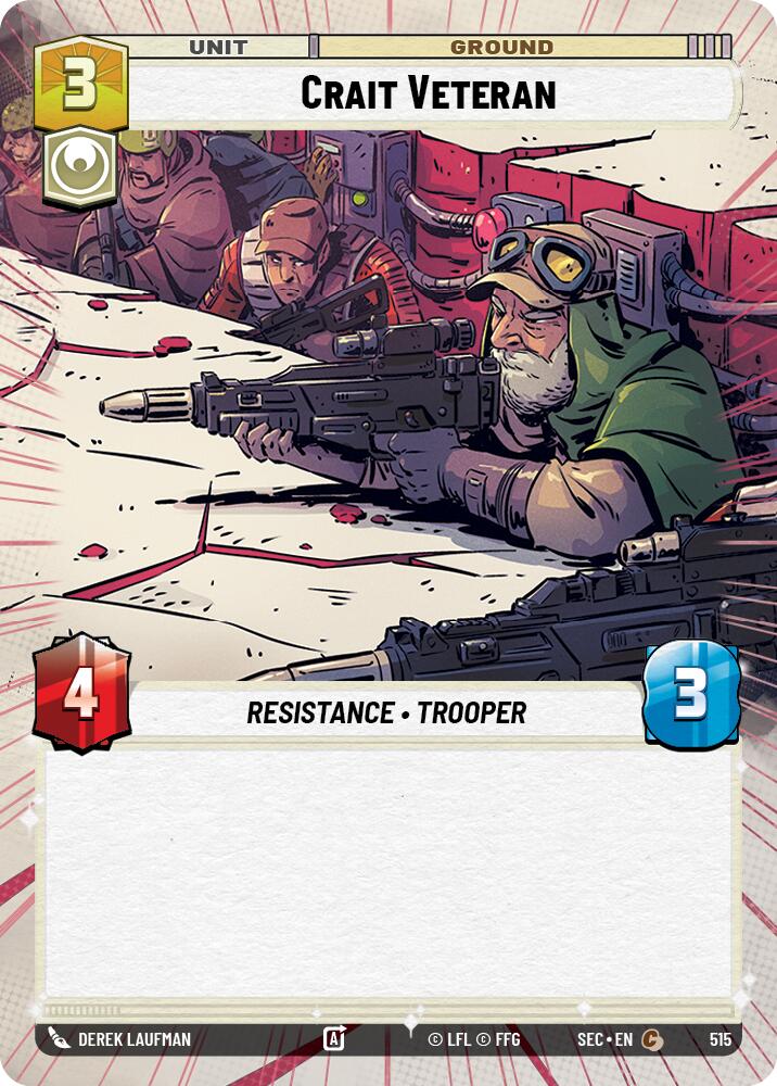 Crait Veteran (515) (Hyperspace) (515) [Secrets of Power] | Exor Games New Glasgow