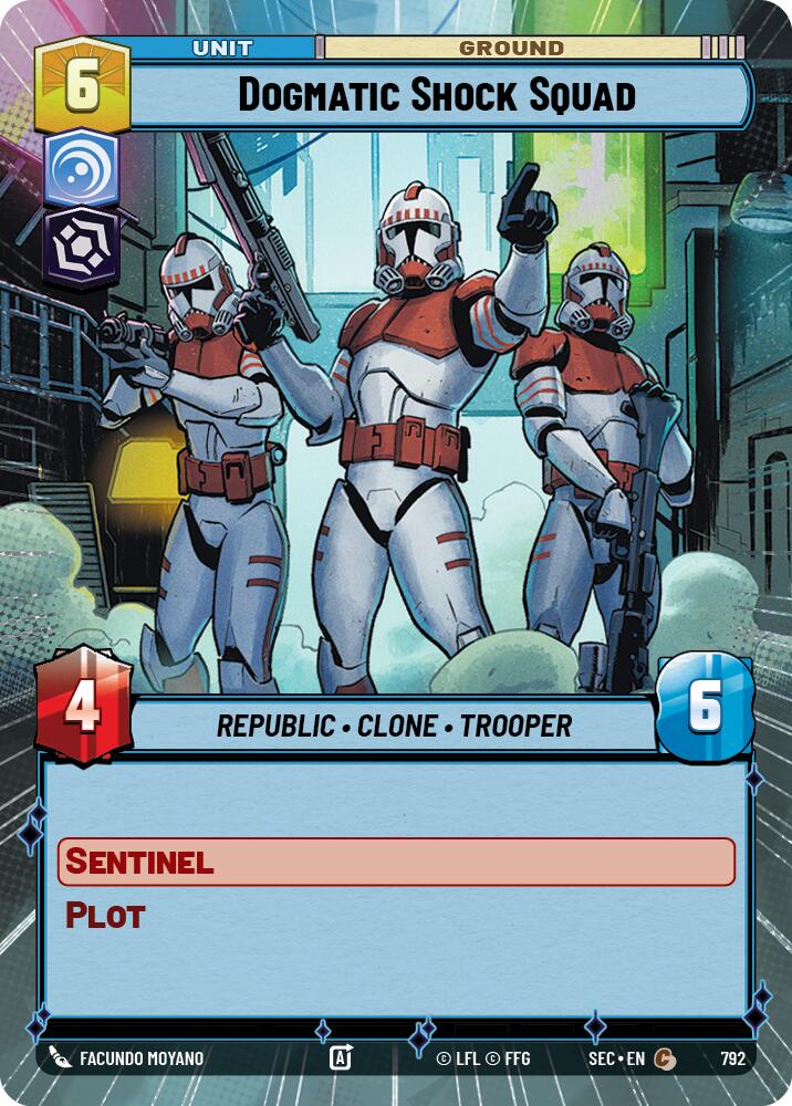 Dogmatic Shock Squad (792) (Hyperspace Foil) (792) [Secrets of Power] | Exor Games New Glasgow