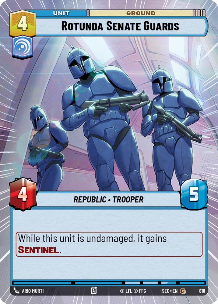 Rotunda Senate Guards (819) (Hyperspace Foil) (819) [Secrets of Power] | Exor Games New Glasgow