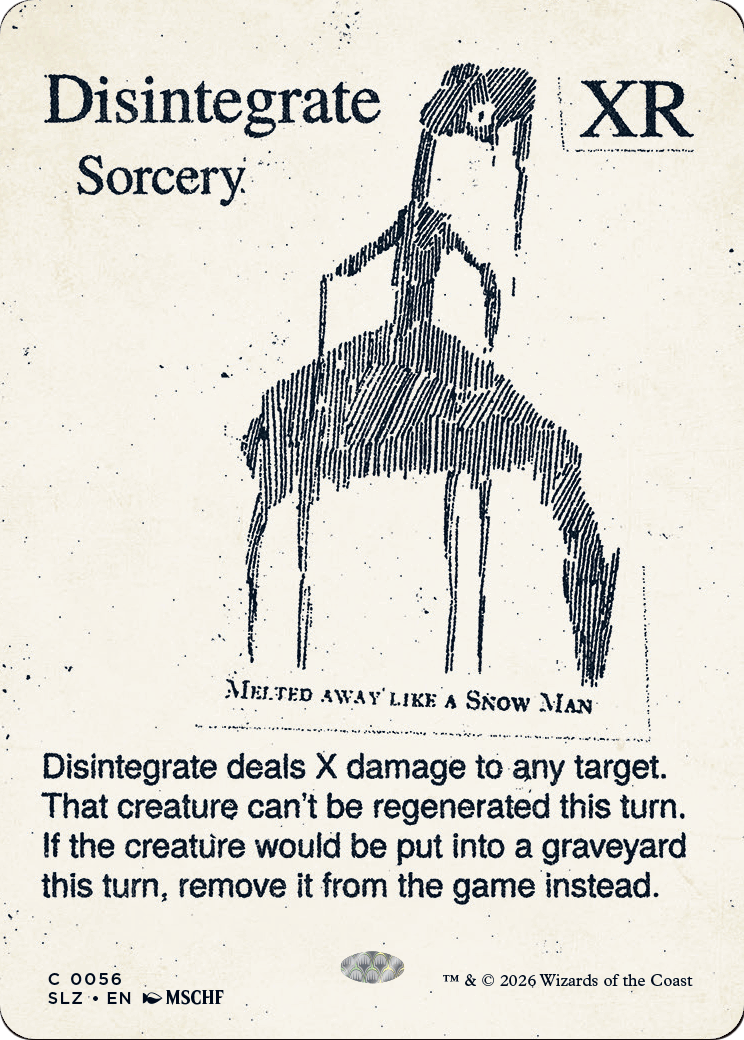 Disintegrate (0056) [Secret Lair x MSCHF: The Zeta Set] | Exor Games New Glasgow