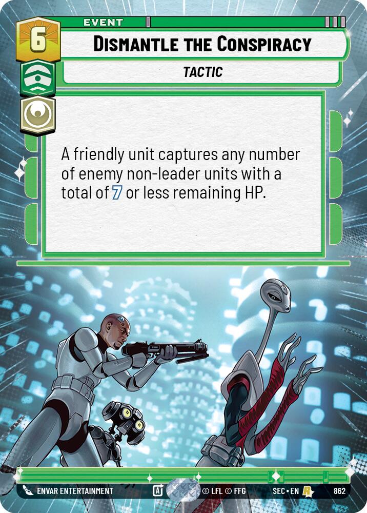 Dismantle the Conspiracy (862) (Hyperspace Foil) (862) [Secrets of Power] | Exor Games New Glasgow