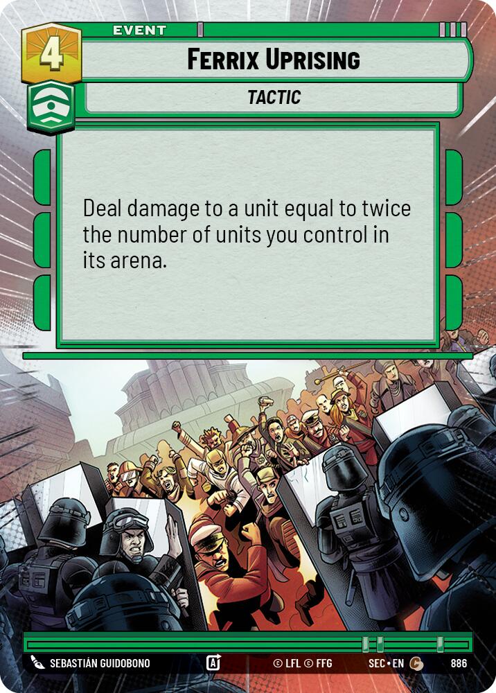 Ferrix Uprising (886) (Hyperspace Foil) (886) [Secrets of Power] | Exor Games New Glasgow