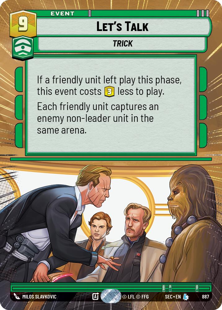 Let's Talk (887) (Hyperspace Foil) (887) [Secrets of Power] | Exor Games New Glasgow