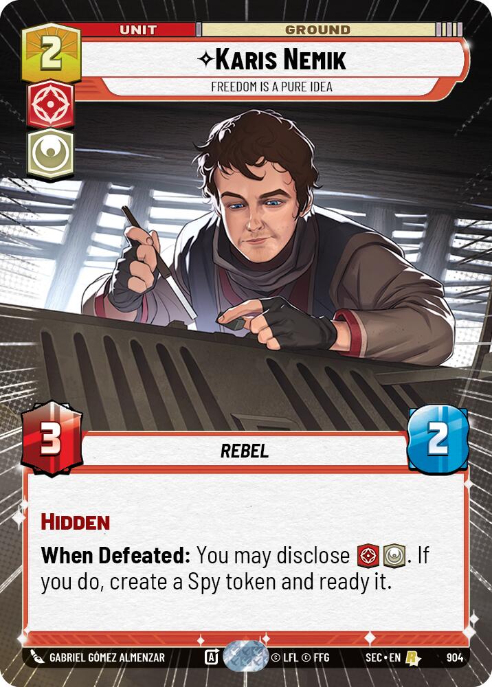 Karis Nemik - Freedom is a Pure Idea (Hyperspace Foil) (904) (904) [Secrets of Power] | Exor Games New Glasgow