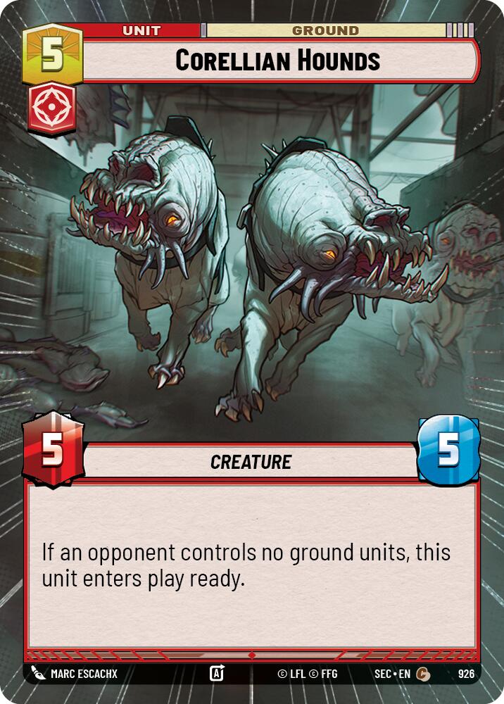 Corellian Hounds (926) (Hyperspace Foil) (926) [Secrets of Power] | Exor Games New Glasgow