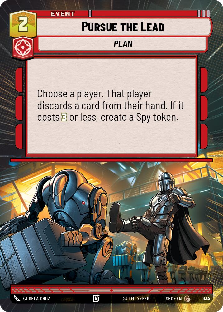 Pursue the Lead (934) (Hyperspace Foil) (934) [Secrets of Power] | Exor Games New Glasgow