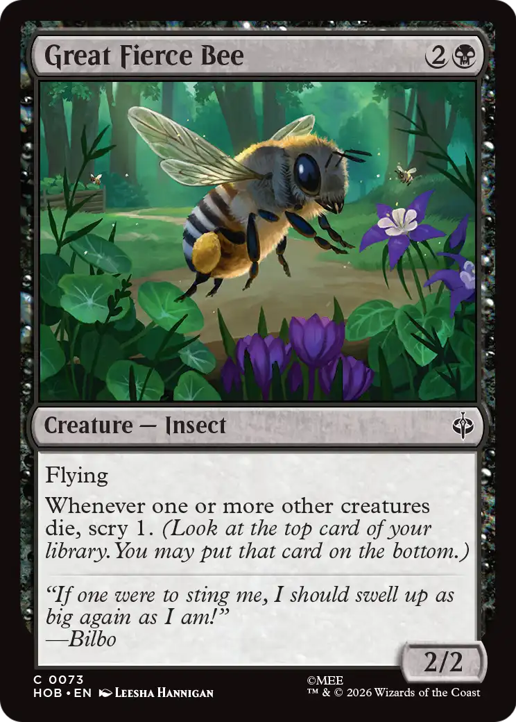 Great Fierce Bee [The Hobbit] | Exor Games New Glasgow