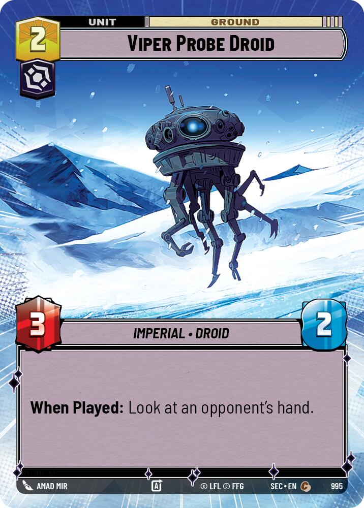 Viper Probe Droid (995) (Hyperspace Foil) (995) [Secrets of Power] | Exor Games New Glasgow