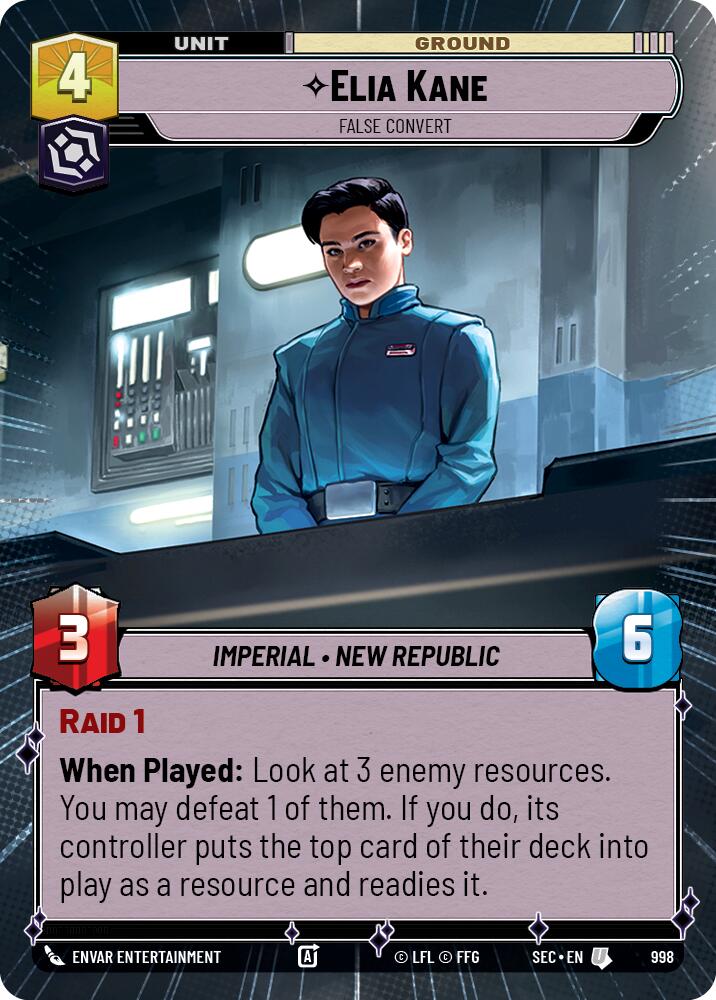 Elia Kane - False Convert (Hyperspace Foil) (998) (998) [Secrets of Power] | Exor Games New Glasgow