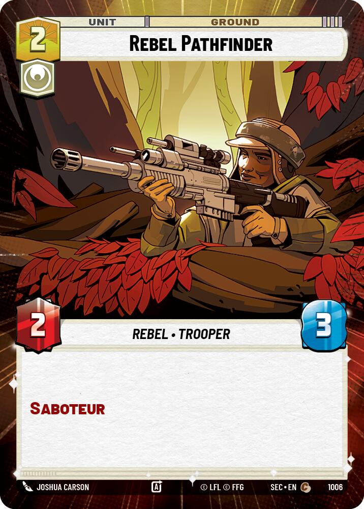 Rebel Pathfinder (1006) (Hyperspace Foil) (1006) [Secrets of Power] | Exor Games New Glasgow