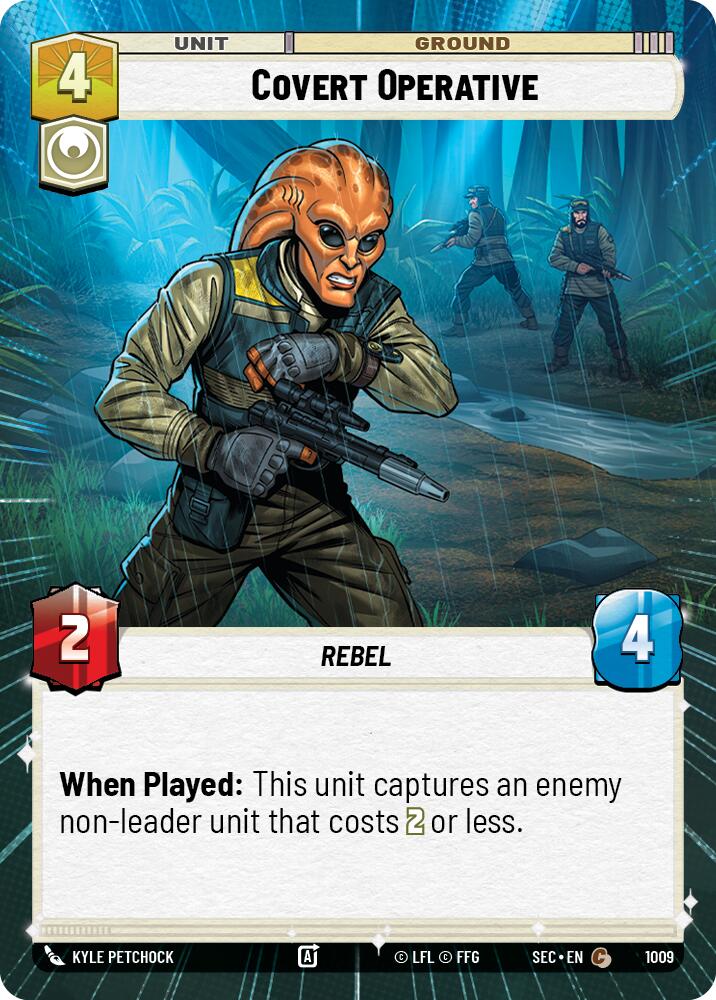 Covert Operative (1009) (Hyperspace Foil) (1009) [Secrets of Power] | Exor Games New Glasgow