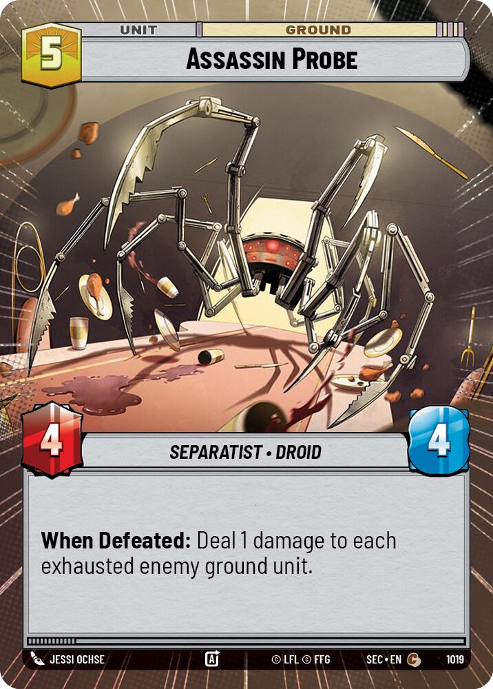 Assassin Probe (1019) (Hyperspace Foil) (1019) [Secrets of Power] | Exor Games New Glasgow
