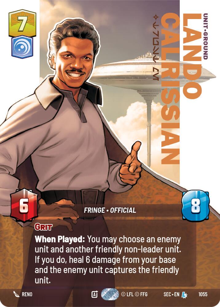 Lando Calrissian - Trust Me (Prestige) (1055) (1055) [Secrets of Power] | Exor Games New Glasgow