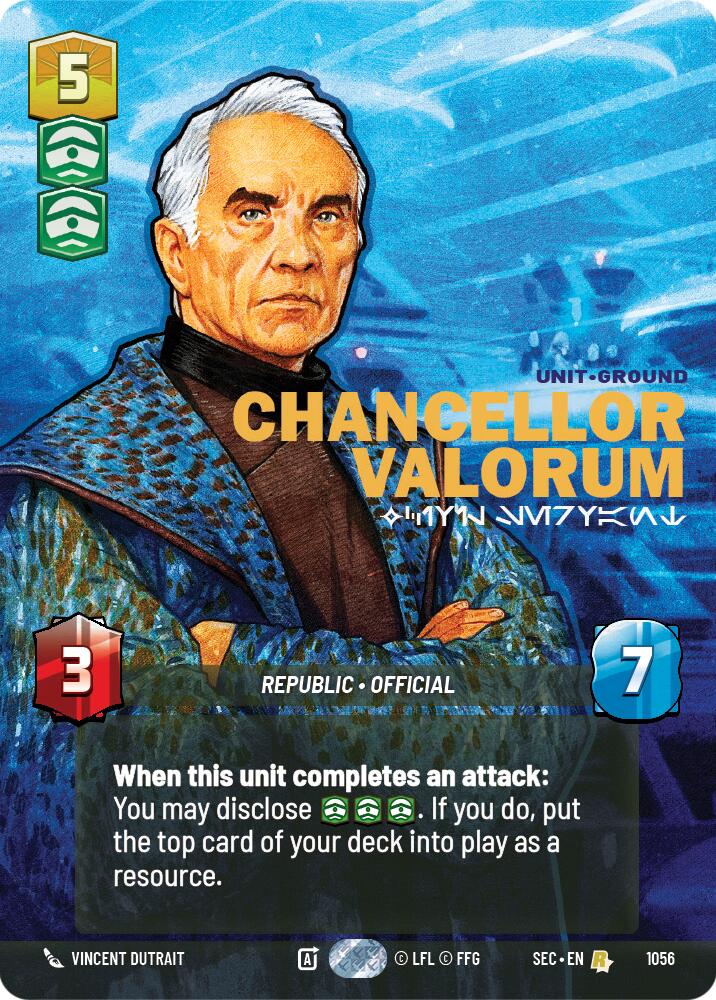 Chancellor Valorum - Civil Servant (Prestige) (1056) (1056) [Secrets of Power] | Exor Games New Glasgow