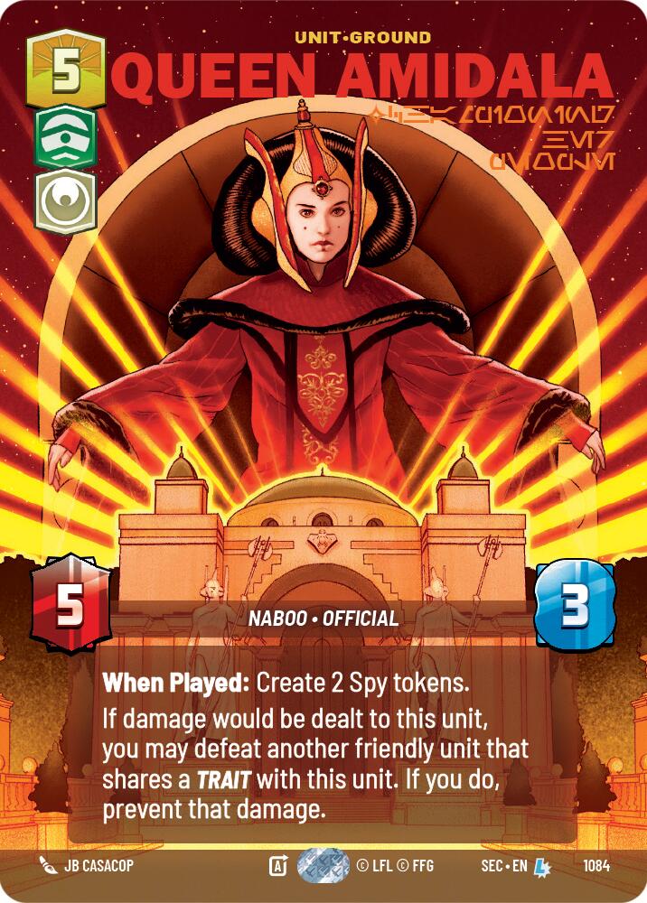 Queen Amidala - Championing Her People (Prestige Foil) (1084) (1084) [Secrets of Power] | Exor Games New Glasgow