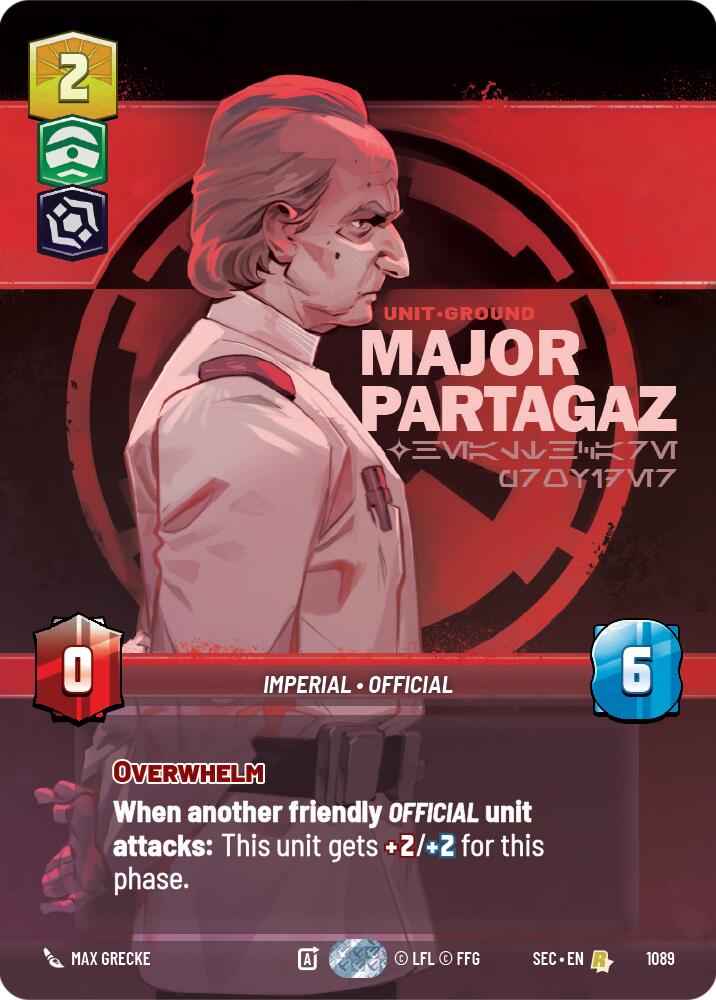 Major Partagaz - Healthcare Provider (Prestige Foil) (1089) (1089) [Secrets of Power] | Exor Games New Glasgow