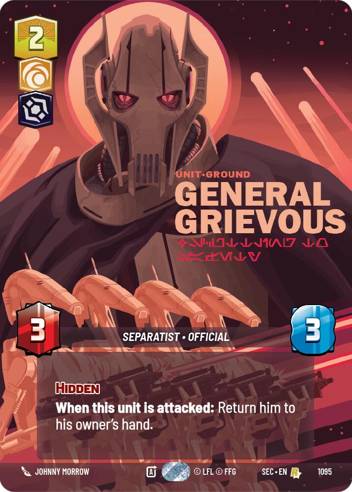 General Grievous - Scuttling to Safety (Prestige Foil) (1095) (1095) [Secrets of Power] | Exor Games New Glasgow