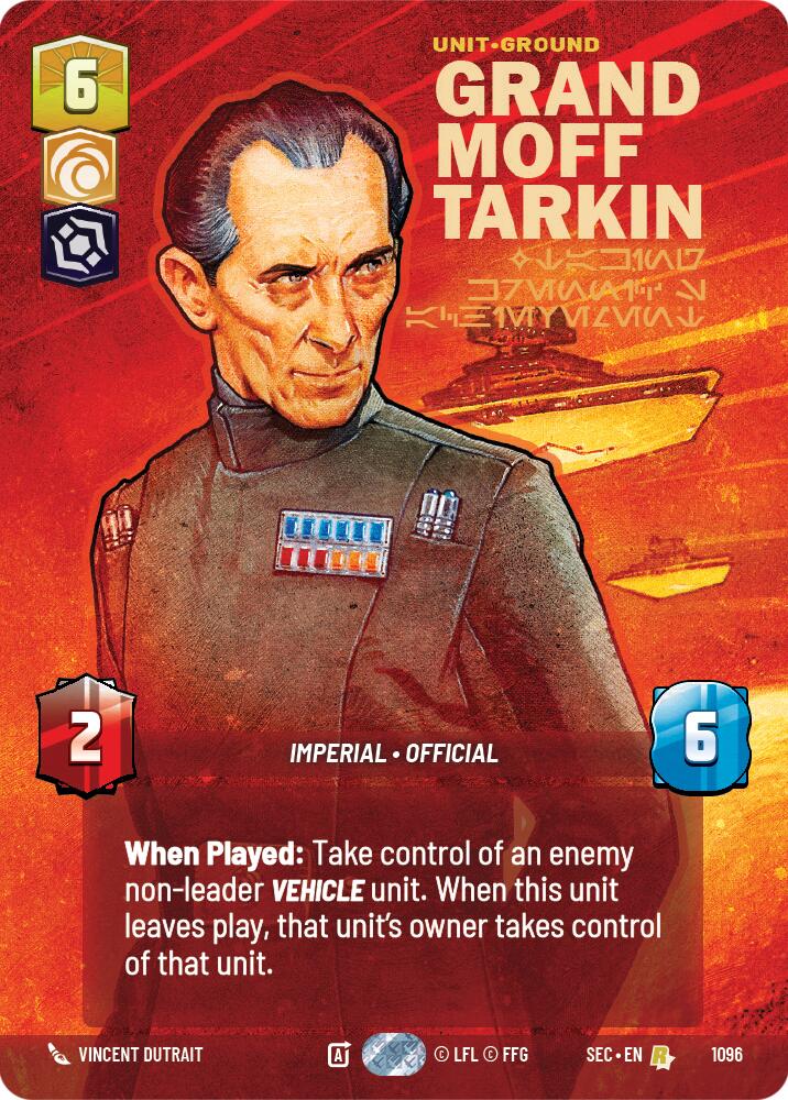 Grand Moff Tarkin - Taking Krennic's Achievement (Prestige Foil) (1096) (1096) [Secrets of Power] | Exor Games New Glasgow