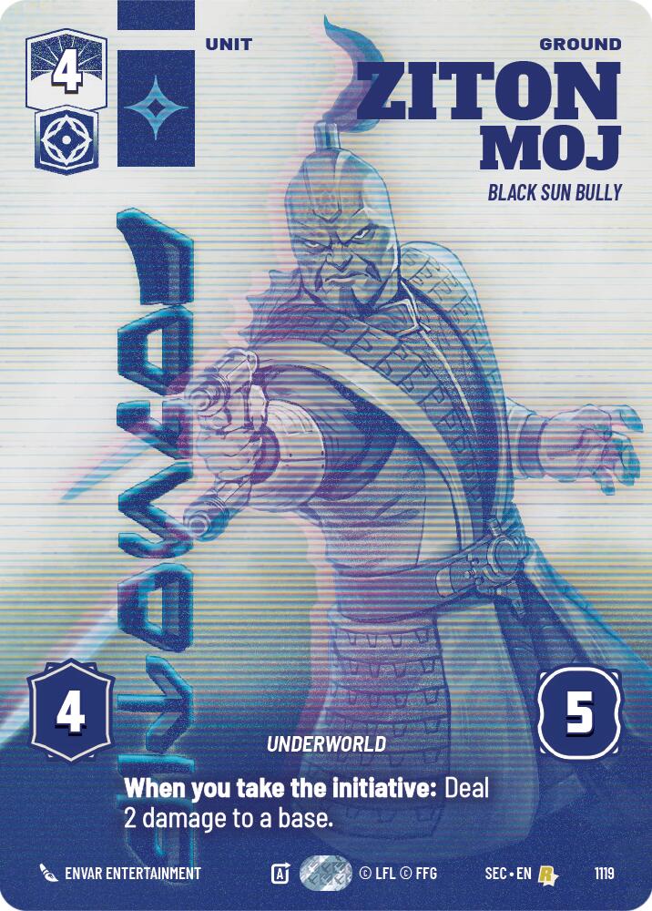 Ziton Moj - Black Sun Bully (Prestige Foil) (1119) (1119) [Secrets of Power] | Exor Games New Glasgow