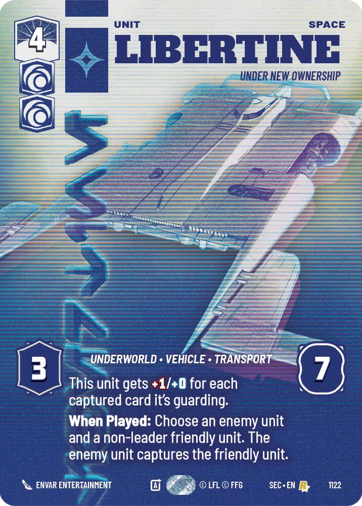 Libertine - Under New Ownership (Prestige Foil) (1122) (1122) [Secrets of Power] | Exor Games New Glasgow