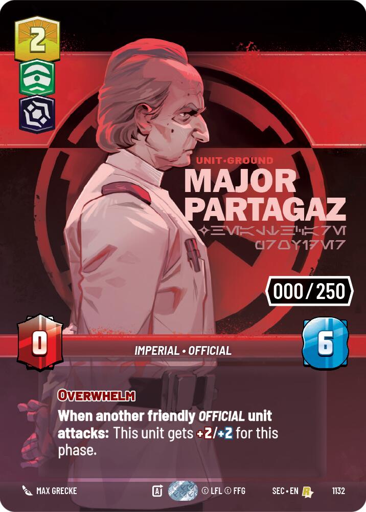 Major Partagaz - Healthcare Provider (Serialized) (1132) (1132) [Secrets of Power] | Exor Games New Glasgow