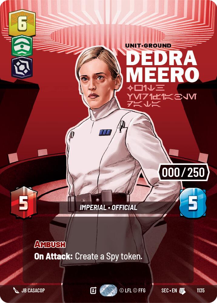 Dedra Meero - With Verifiable Data (Serialized) (1135) (1135) [Secrets of Power] | Exor Games New Glasgow