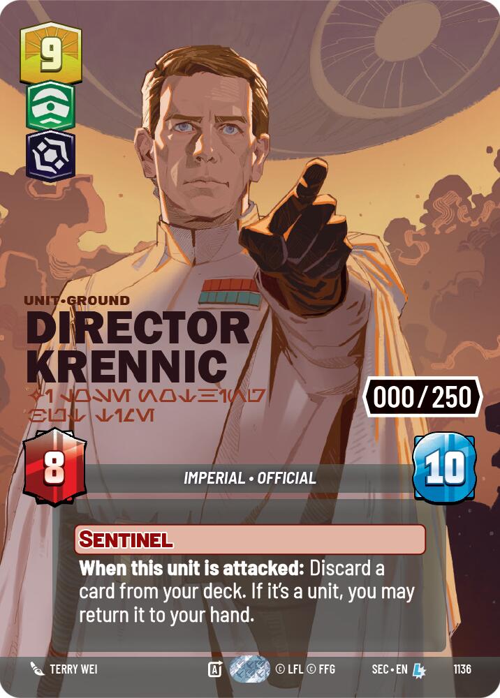 Director Krennic - I Lose Nothing But Time (Serialized) (1136) (1136) [Secrets of Power] | Exor Games New Glasgow