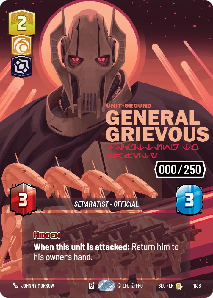 General Grievous - Scuttling to Safety (Serialized) (1138) (1138) [Secrets of Power] | Exor Games New Glasgow